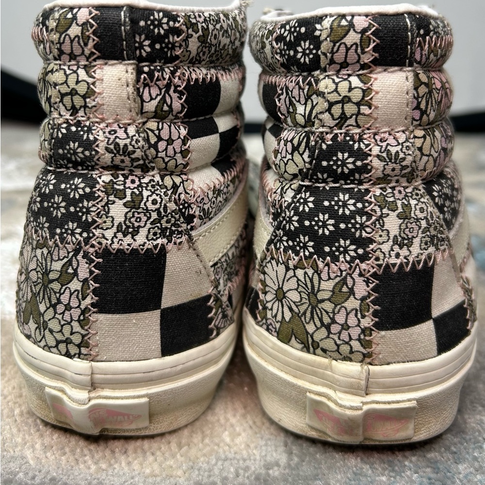 Vans Sk8hi Patchwork Floral Multi Marshmallow Col… - image 7